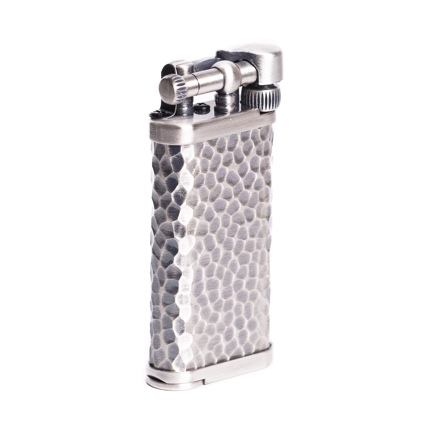 im corona Old Boy Lighter - Antique Silver Hammer Tone - Gladfellow