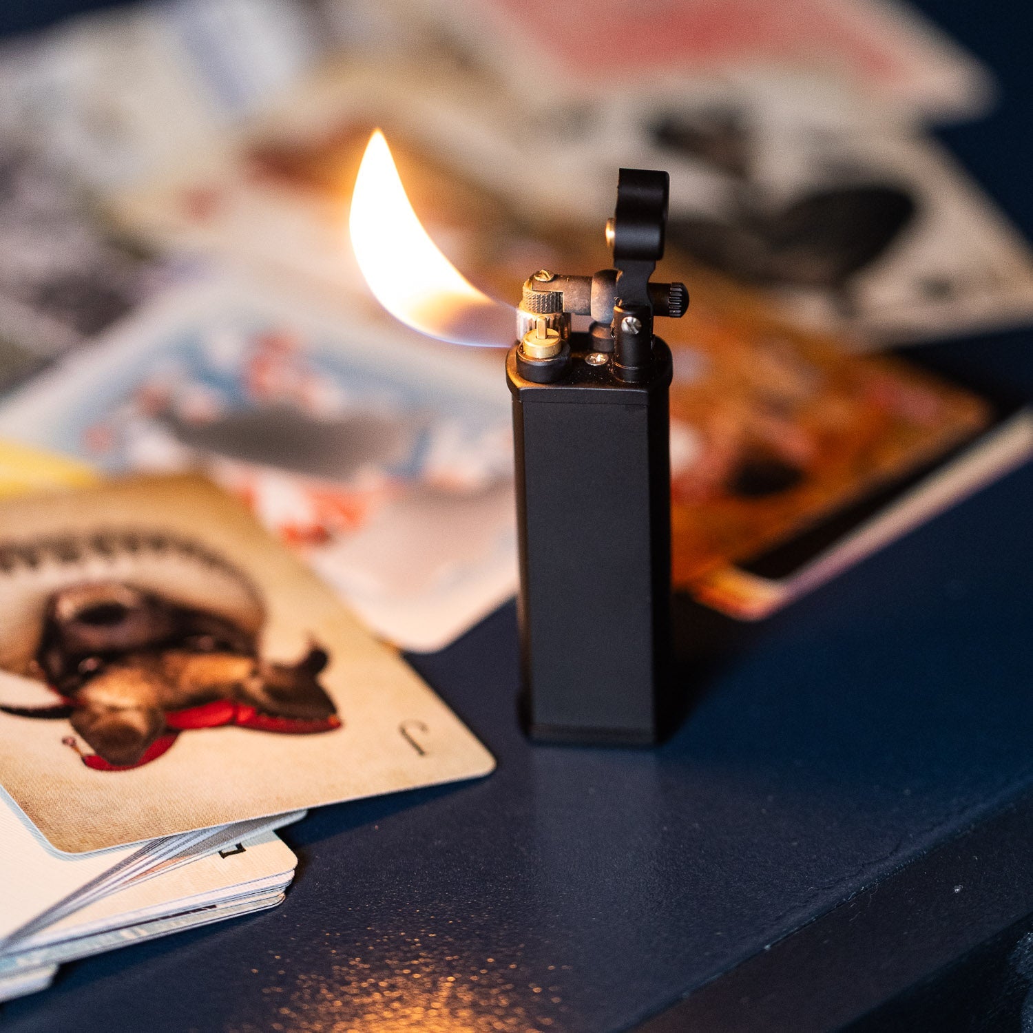 Kiribi Kenshi Pipe Lighter - Matte Black - Gladfellow