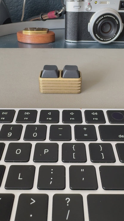 ZeroFeud MX-2 Keycap Fidget Clicker - Brass