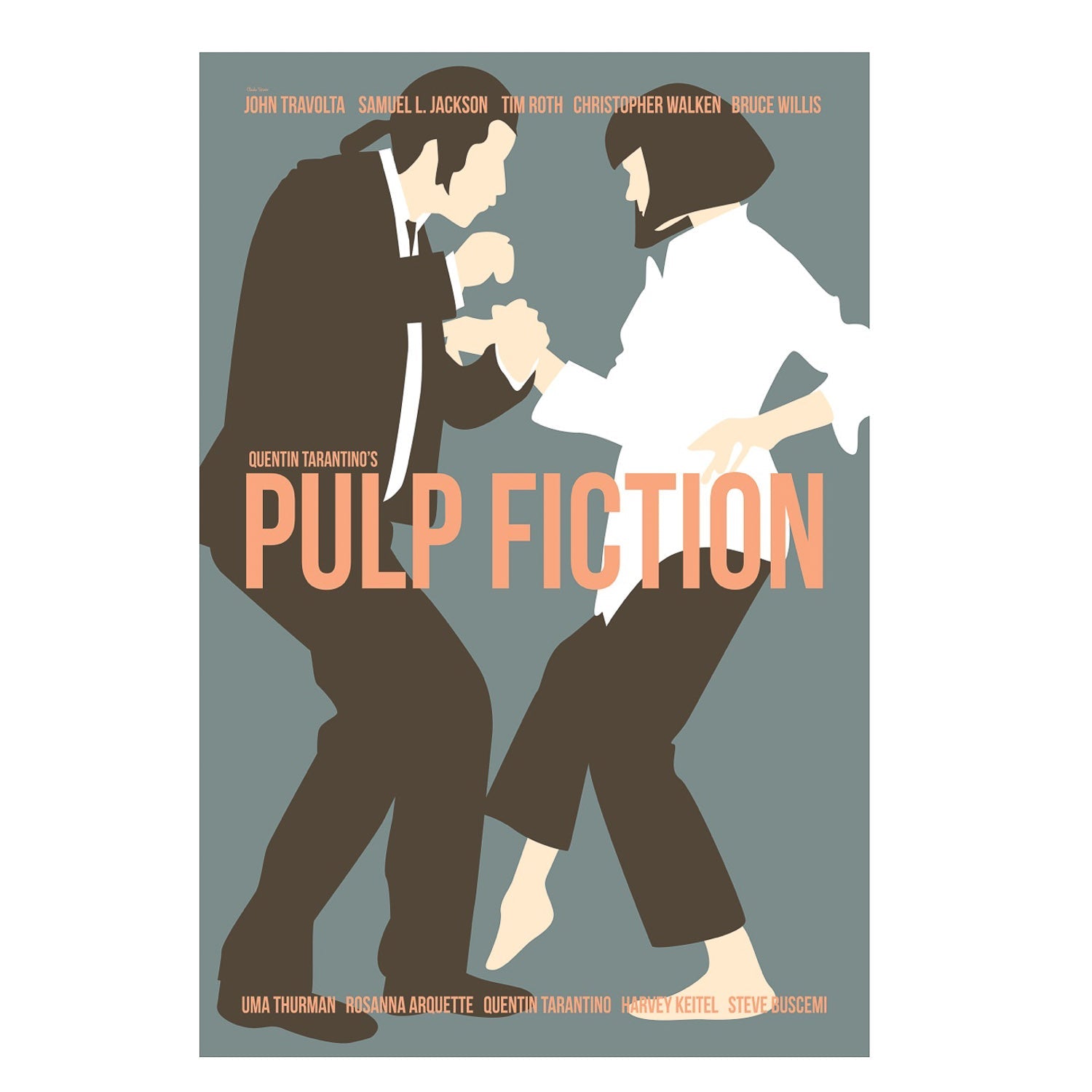 Pulp Fiction - Retro Movie Poster - Gladfellow