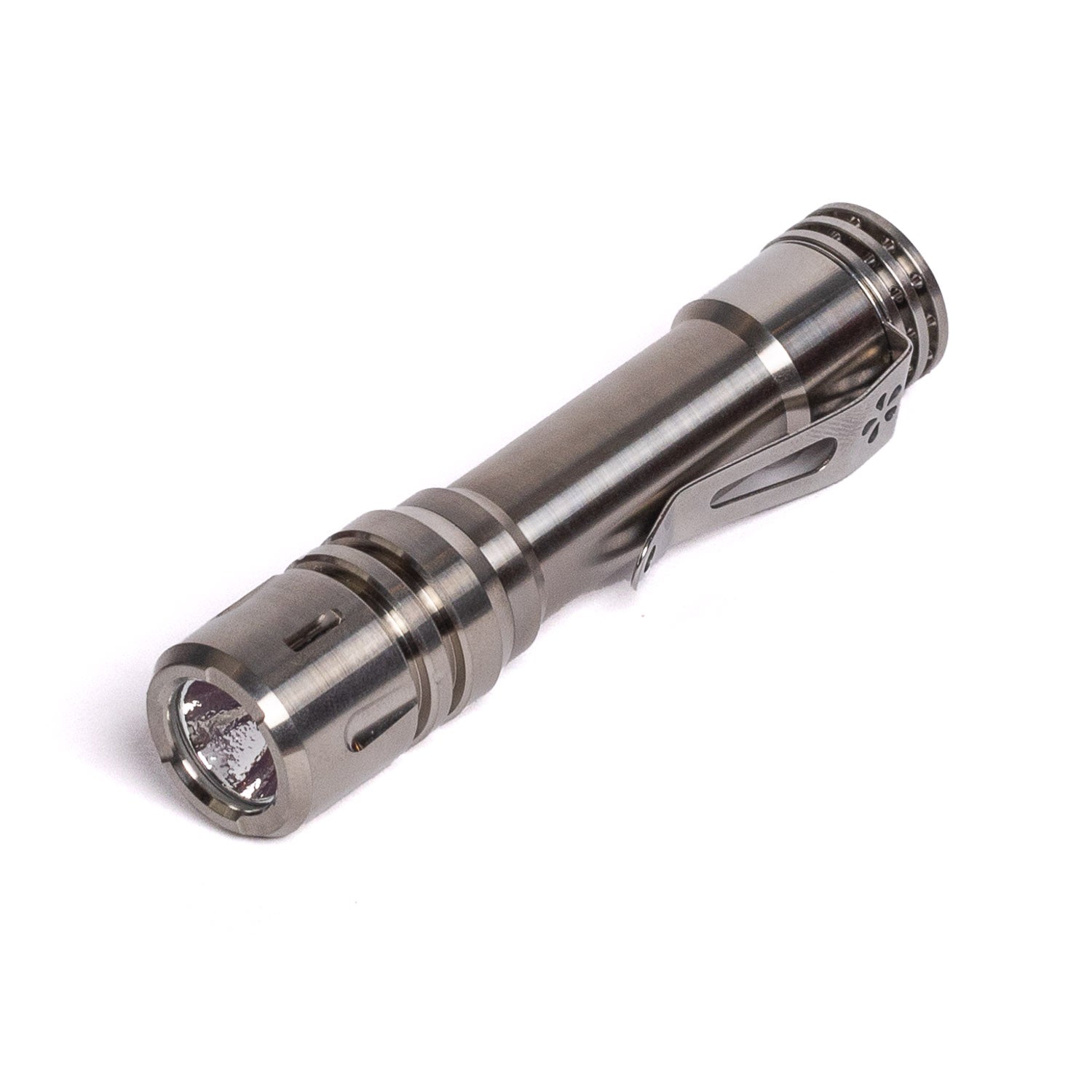 ReyLight LANapple Flashlight - Smooth Titanium - Gladfellow