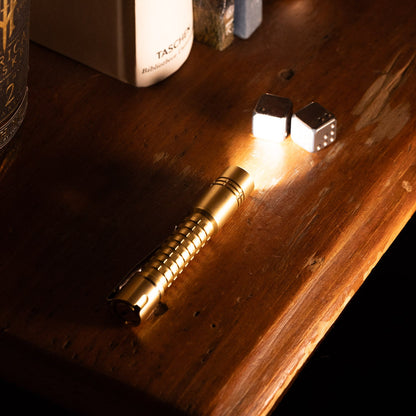 ReyLight Pineapple Mini Flashlight - Brass - Gladfellow