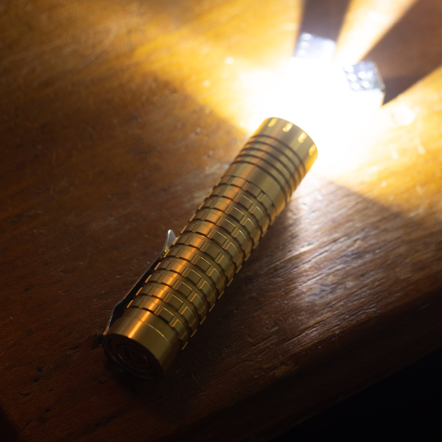 ReyLight Triple Dawn Flashlight - Brass - Gladfellow