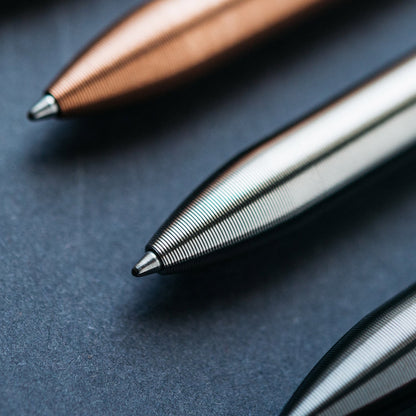 Tactile Turn Bolt Action Pen - Titanium - Gladfellow