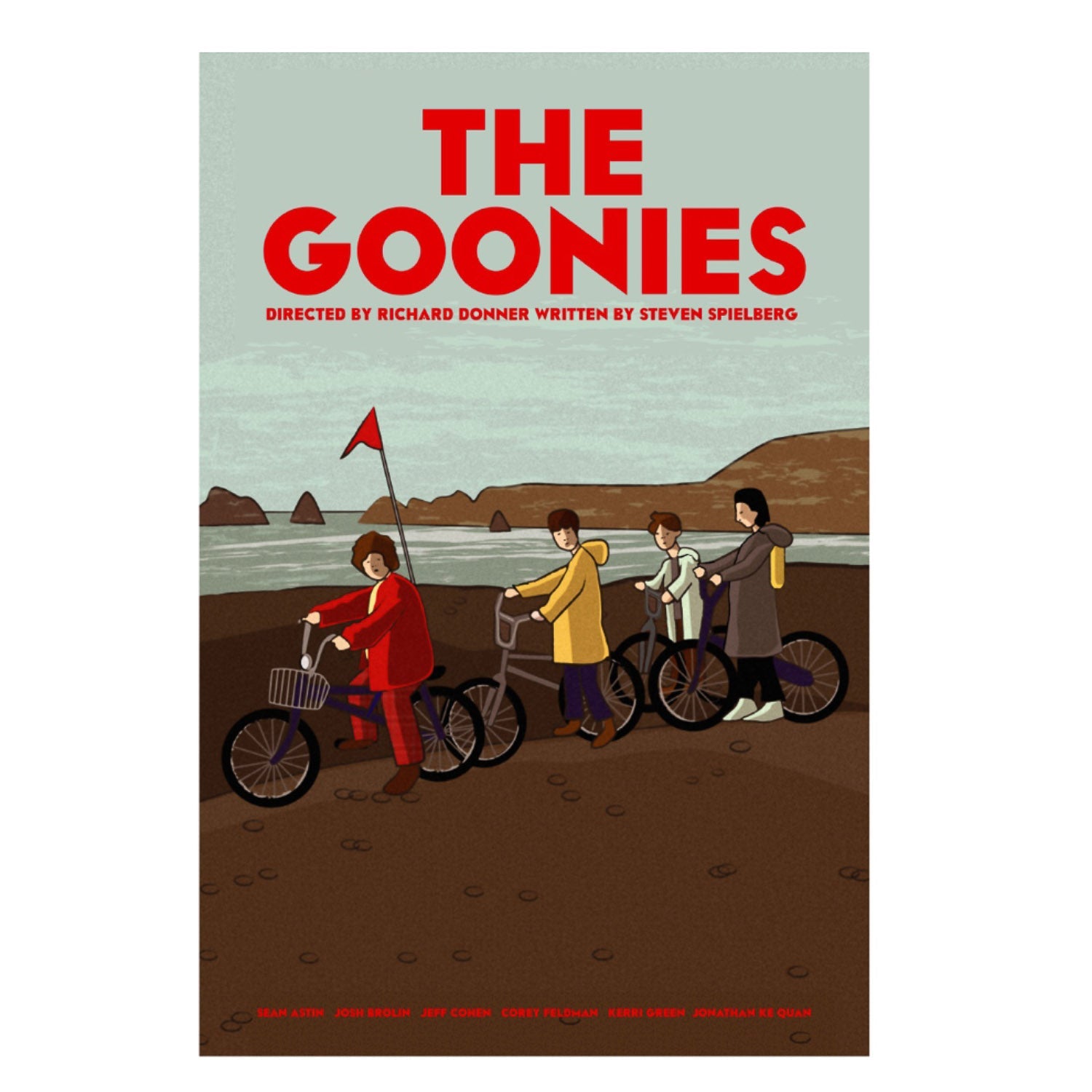 The Goonies - Retro Movie Poster - Gladfellow