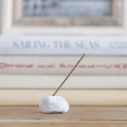 Tokyo Kodo White Stone Incense Holder - Gladfellow