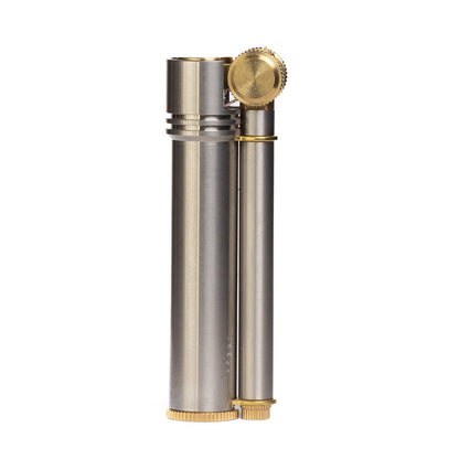 Tokyo Pipe Co Douglass Field L Lighter - Stainless Steel - Gladfellow