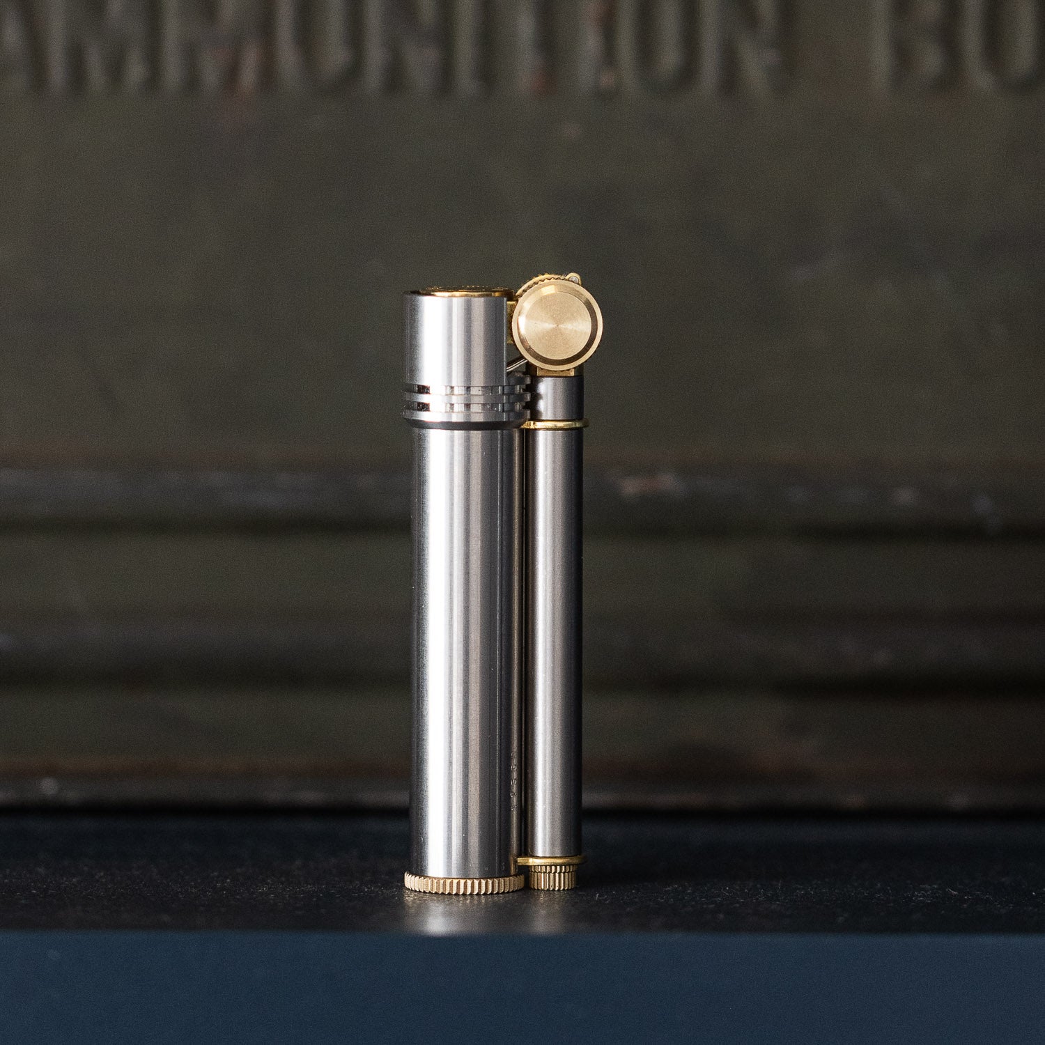 Tokyo Pipe Co Douglass Field L Lighter - Stainless Steel - Gladfellow