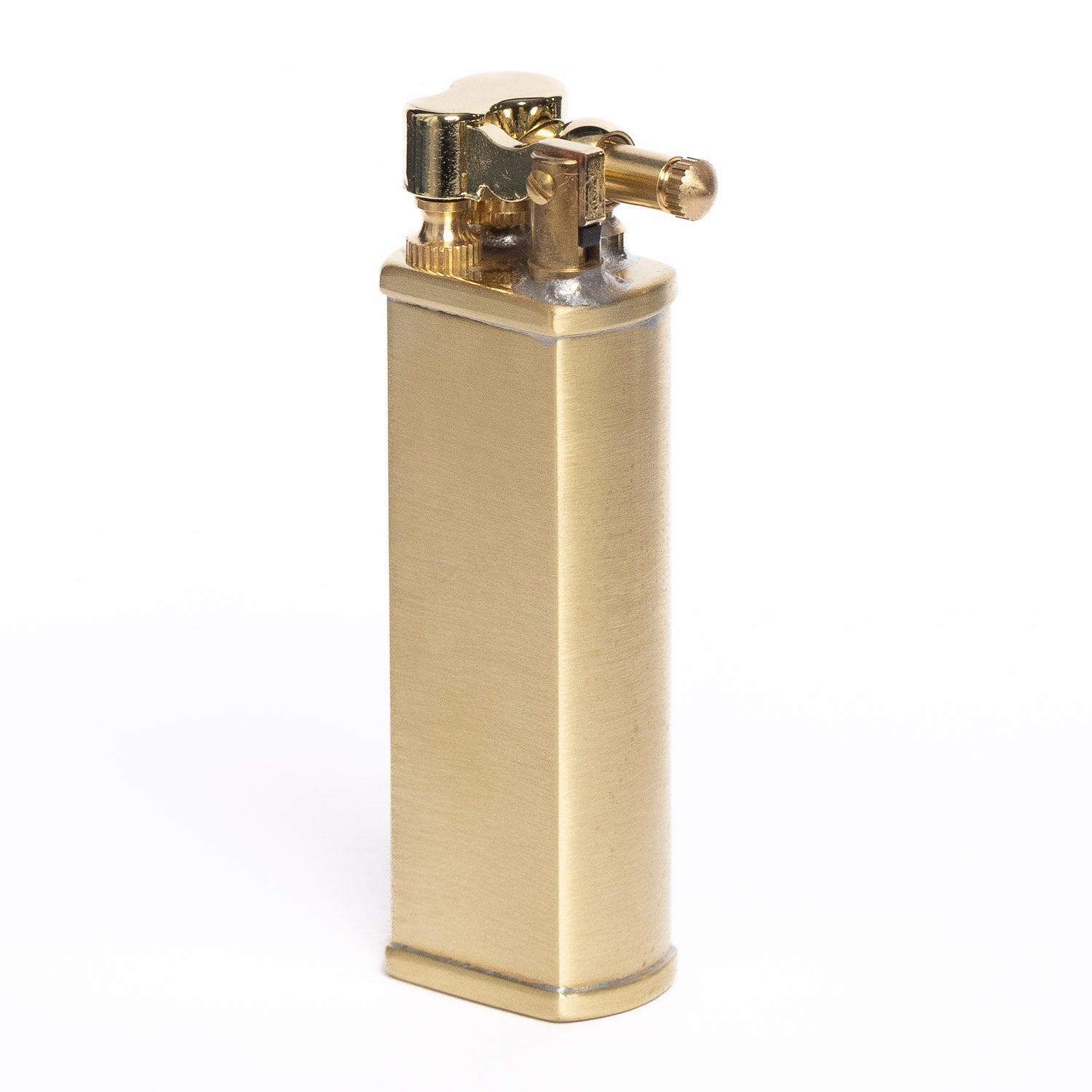 Tsubota Pearl Bolbo Petrol Lighter - Brass - Gladfellow