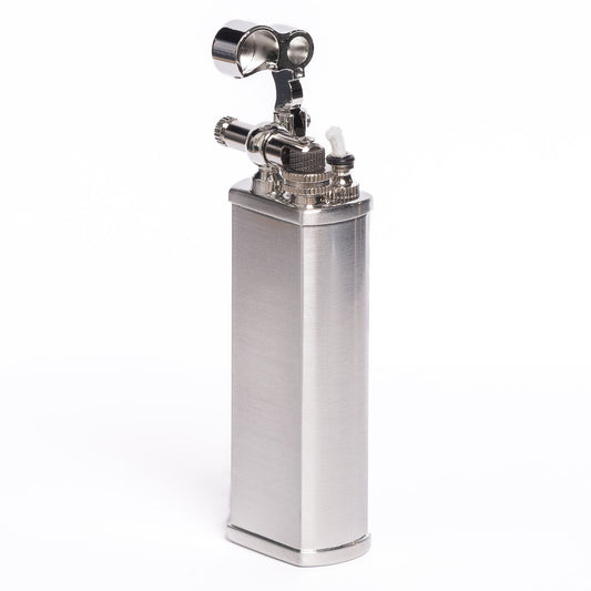 Tsubota Pearl Bolbo Petrol Lighter - Silver - Gladfellow