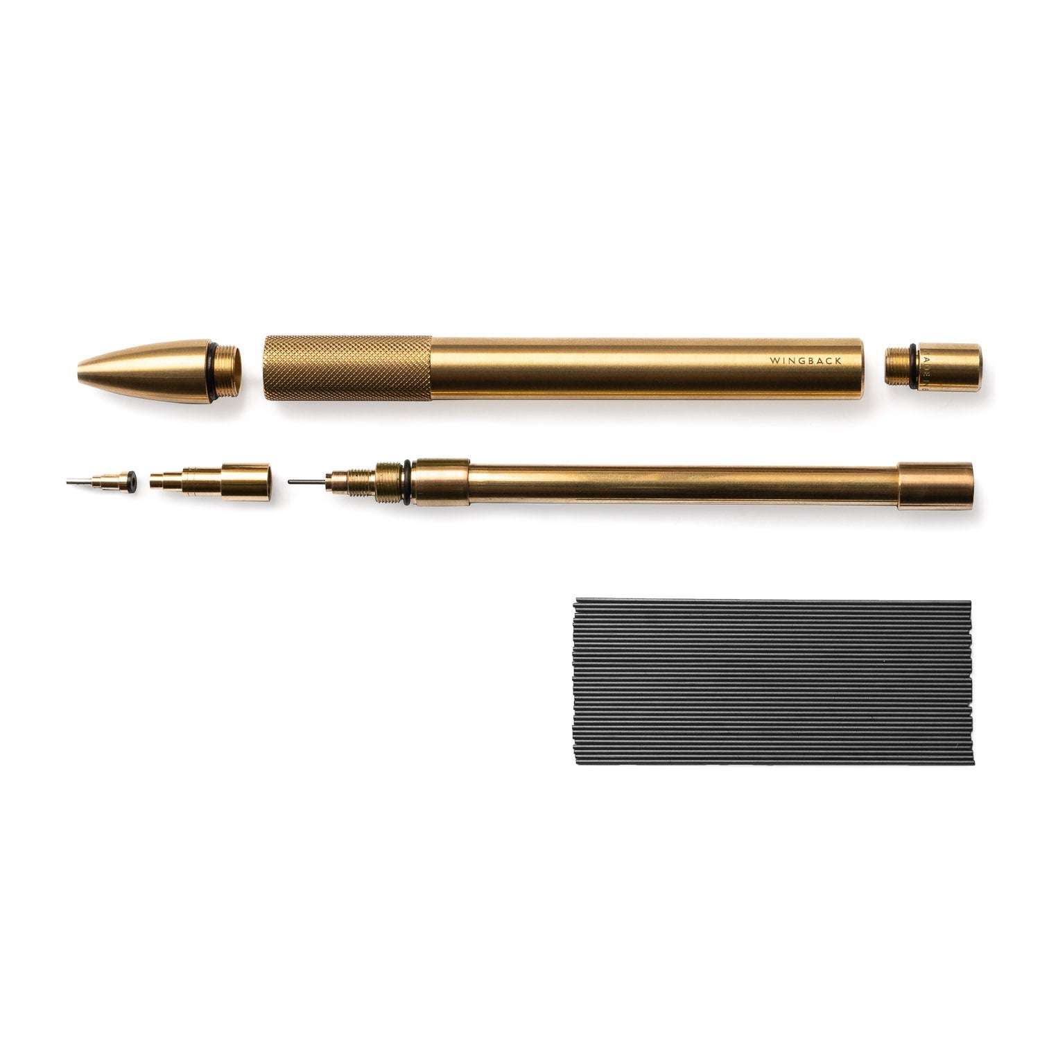 Wingback Mechanical Pencil - Brass - Gladfellow