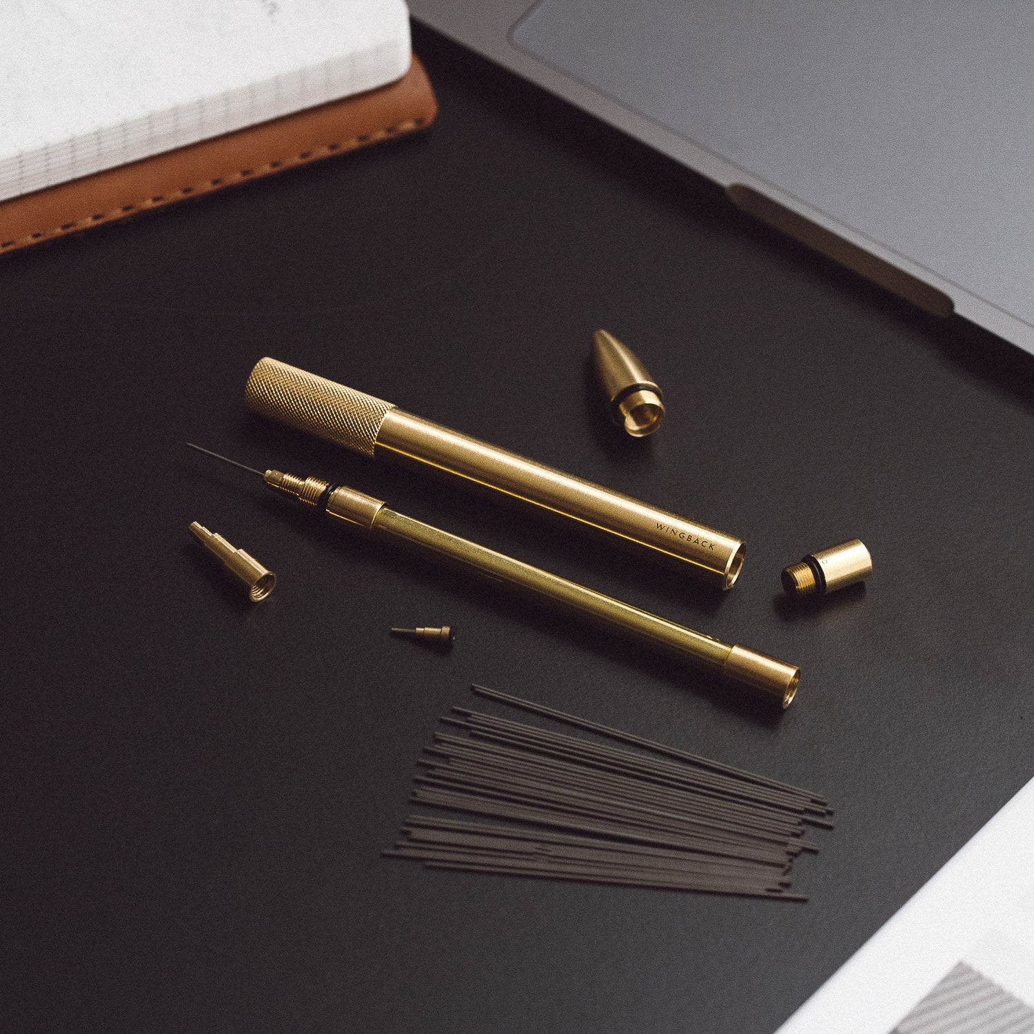 Wingback Mechanical Pencil - Brass - Gladfellow