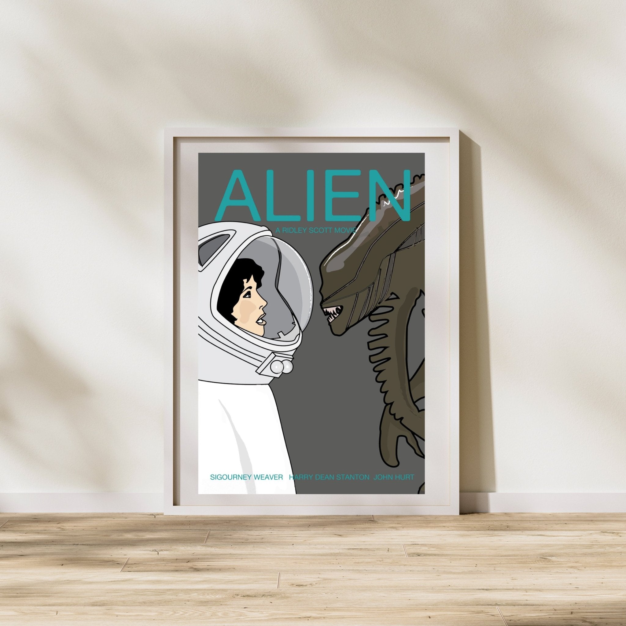 Alien - Retro Movie Poster - Gladfellow