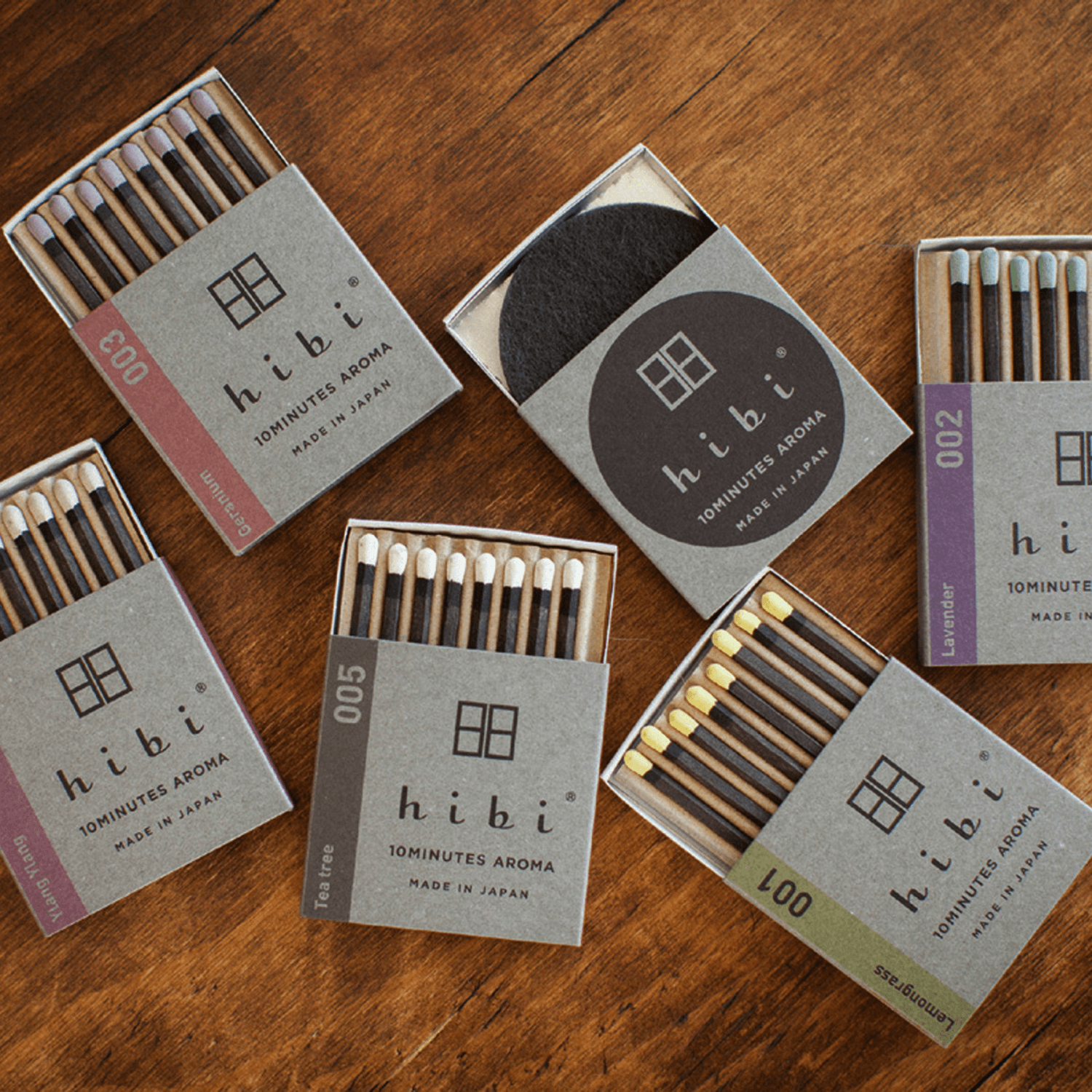 Hibi Incense Matches - Box of 8 - GLADFELLOW