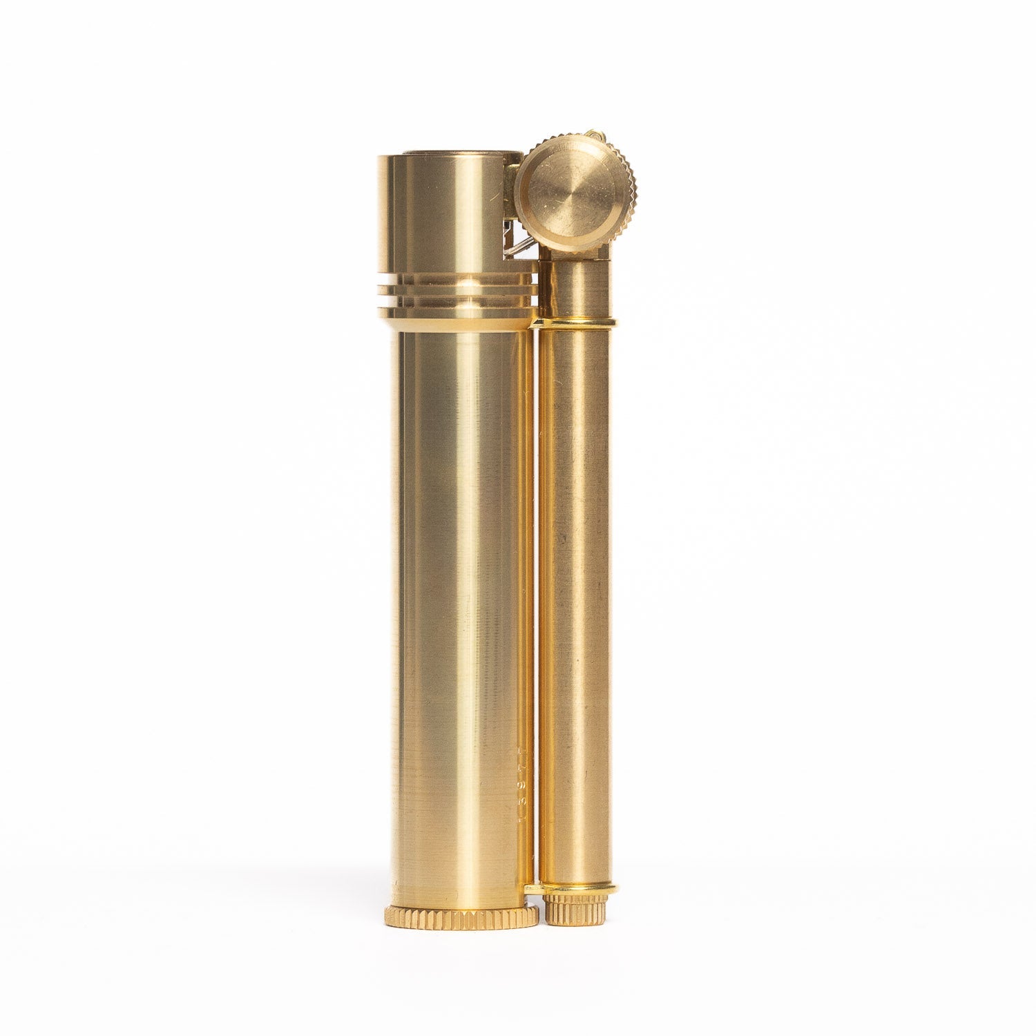 Tokyo Pipe Co Douglass Field L Lighter - Brass - GLADFELLOW