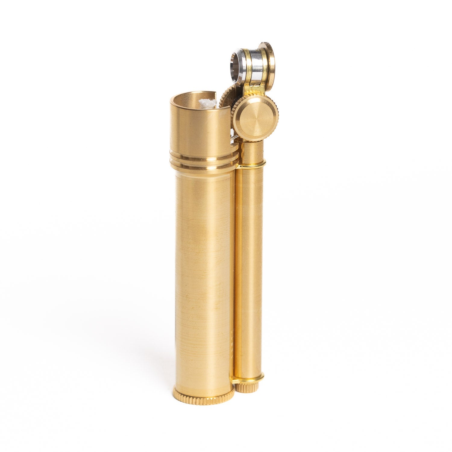 Tokyo Pipe Co Douglass Field L Lighter - Brass - GLADFELLOW