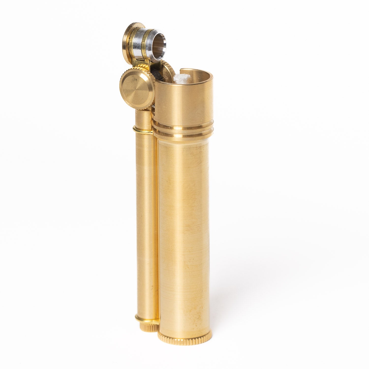 Tokyo Pipe Co Douglass Field L Lighter - Brass - GLADFELLOW