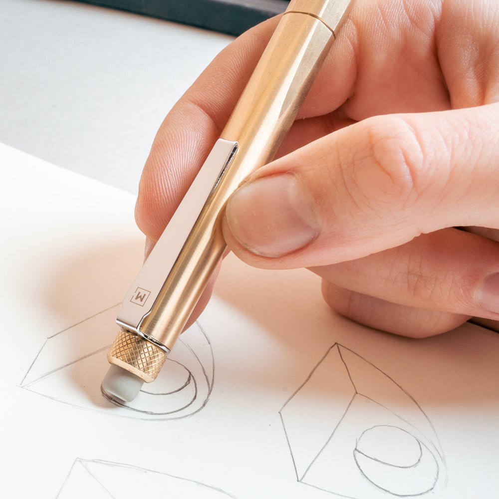 FERRULE - Solid Brass Pencil Extender - GLADFELLOW