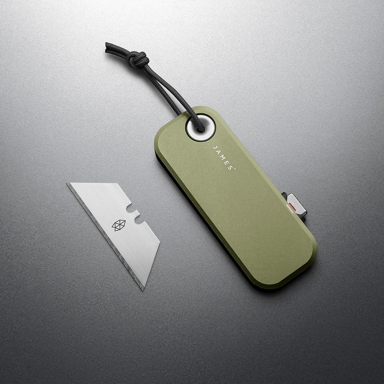 James Brand The Palmer Utility Knife - OD Green - Gladfellow