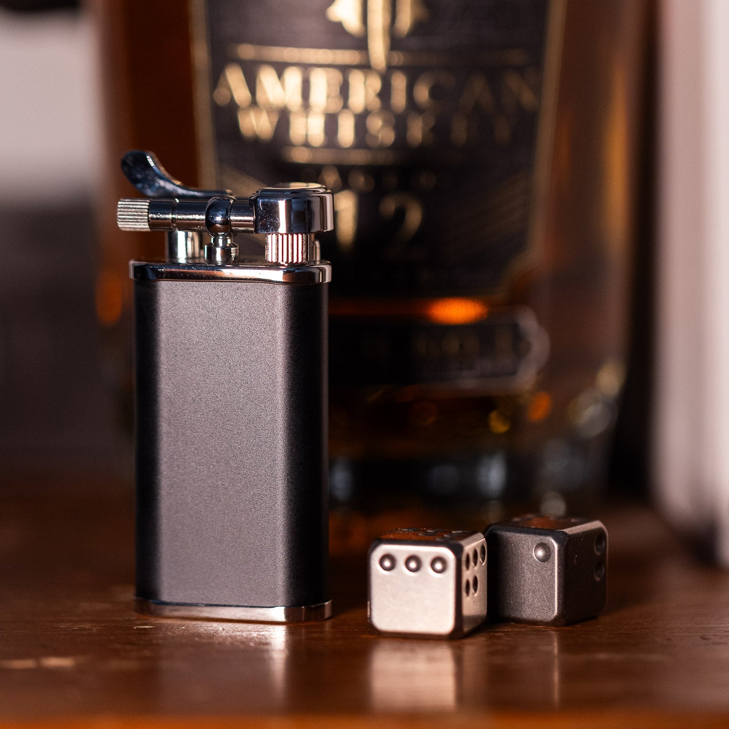 Kiribi Kabuto Pipe Lighter - Matte Black - GLADFELLOW