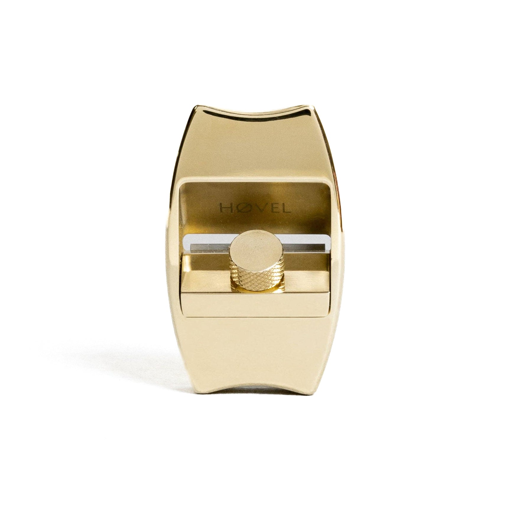 Makers Cabinet Solid Brass Pencil Sharpener - Høvel - Gladfellow