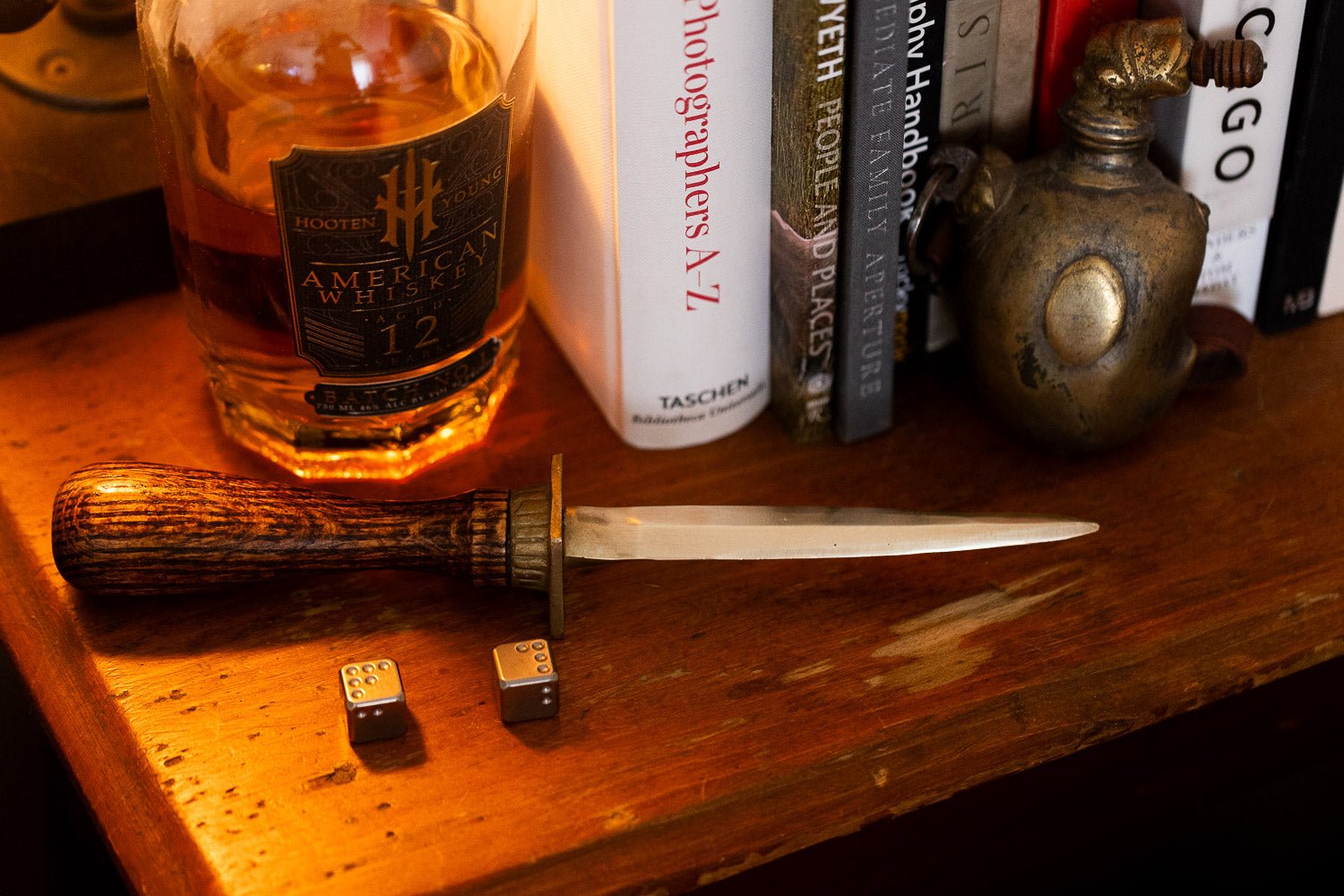 Oak & Metal Letter Opener - GLADFELLOW