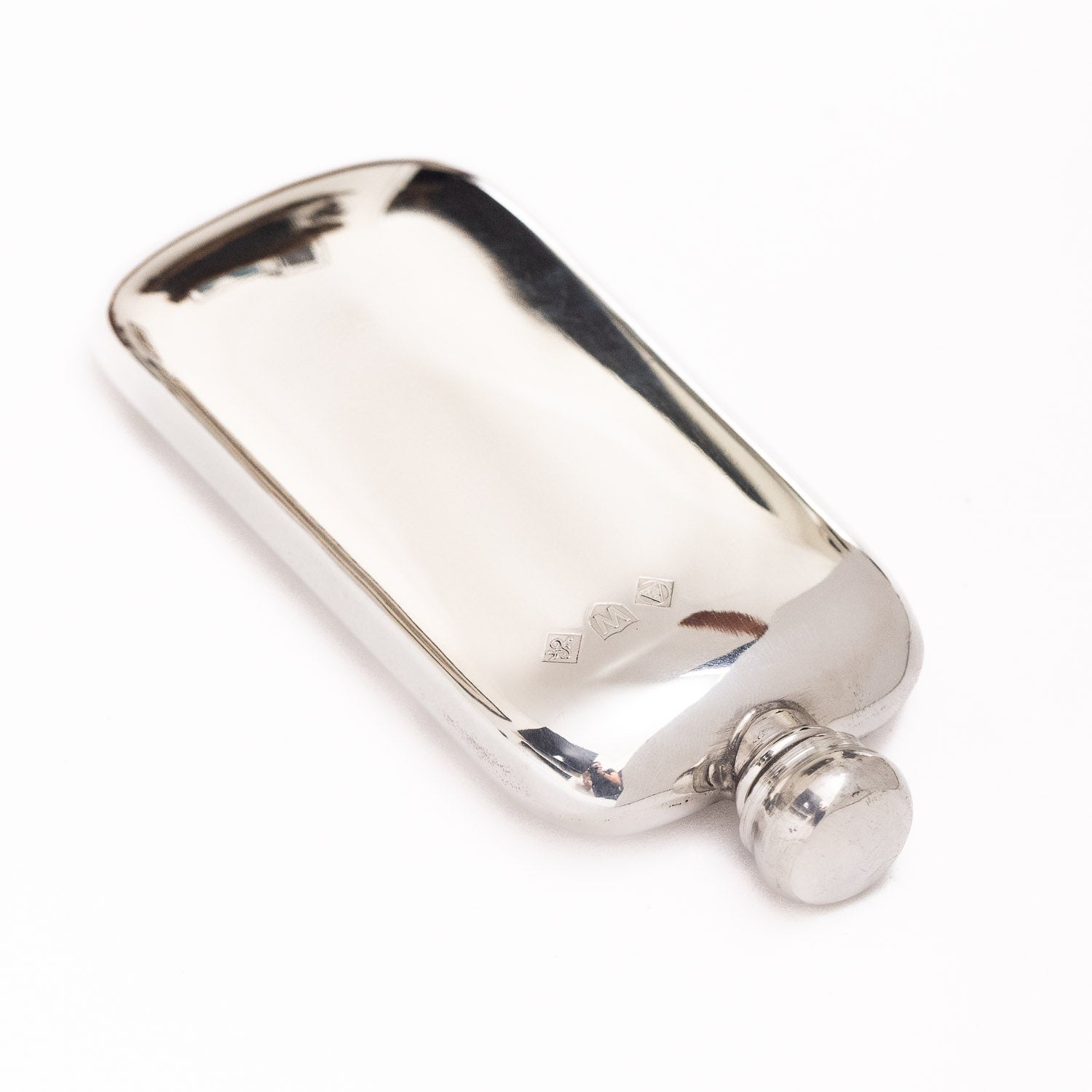 Pinder Brothers 2.5oz Top Pocket Flask - Pewter - GLADFELLOW