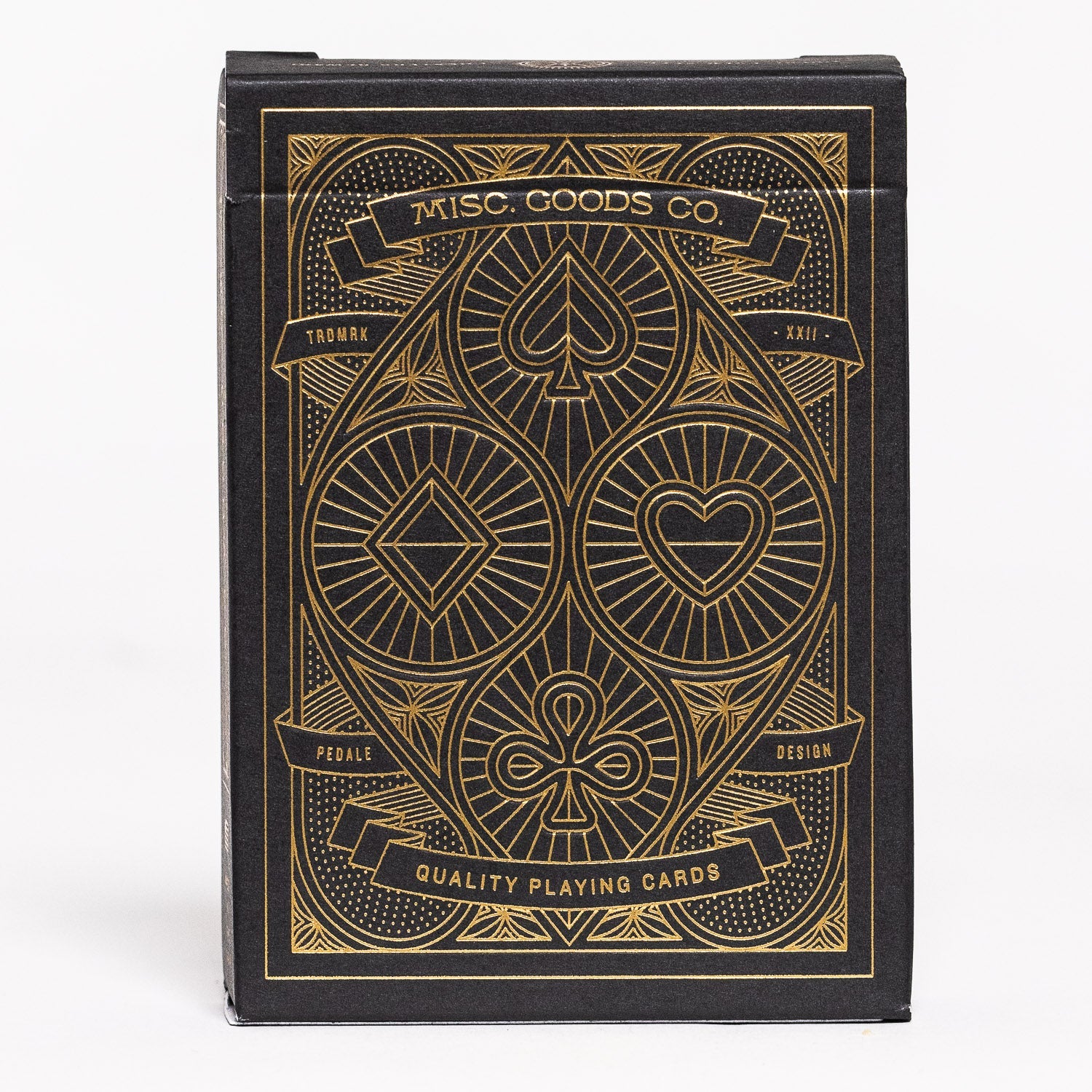 Misc. Goods Co. Premium Playing Cards - Black - GLADFELLOW