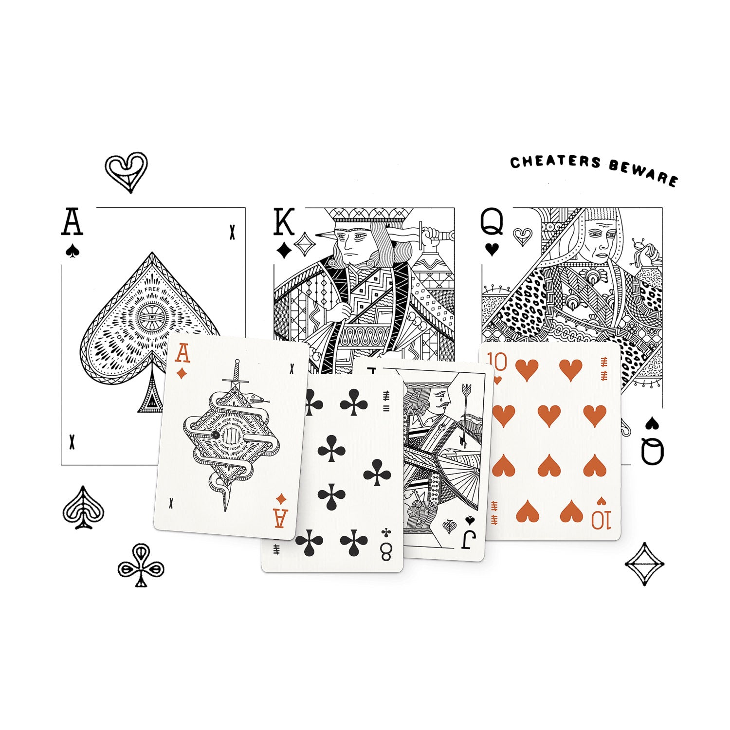 Misc. Goods Co. Premium Playing Cards - Black - GLADFELLOW