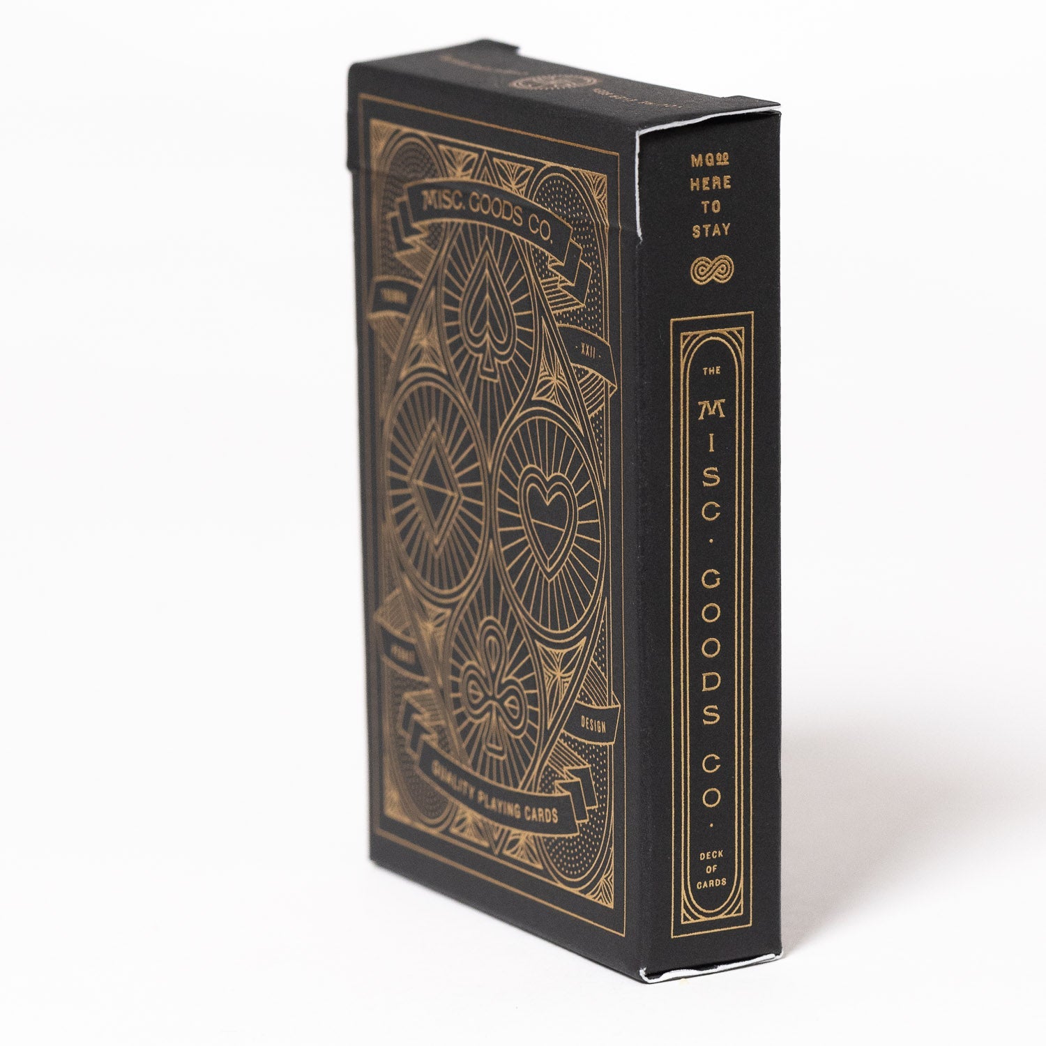 Misc. Goods Co. Premium Playing Cards - Black - GLADFELLOW