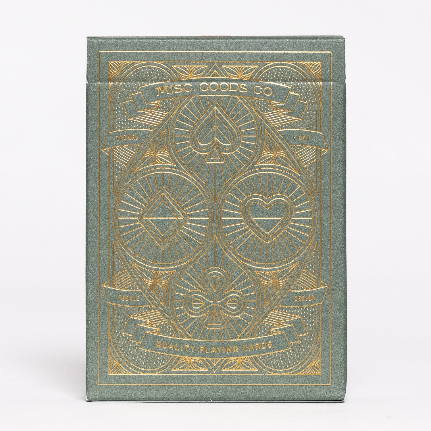 Misc. Goods Co. Premium Playing Cards - Green - GLADFELLOW