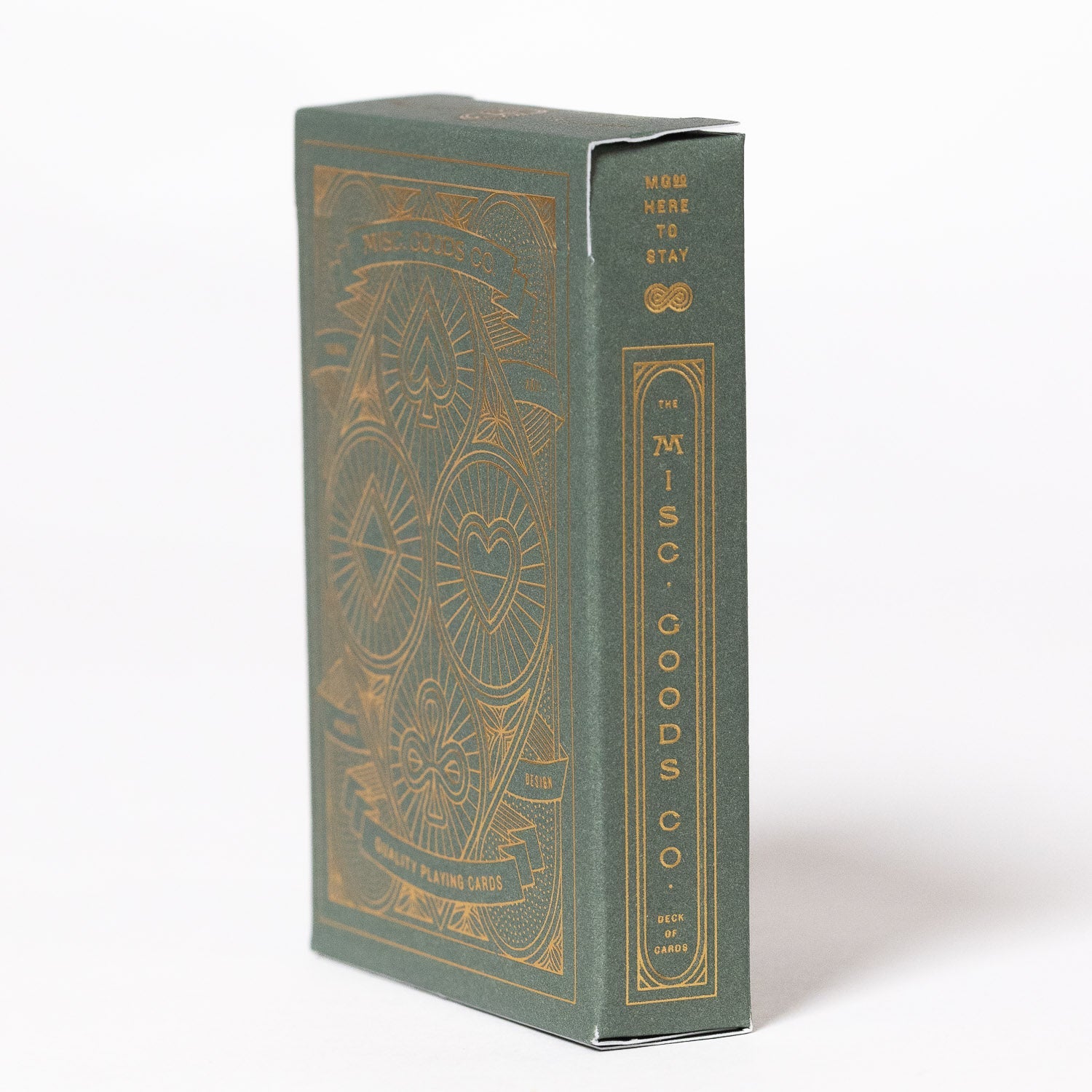 Misc. Goods Co. Premium Playing Cards - Green - GLADFELLOW