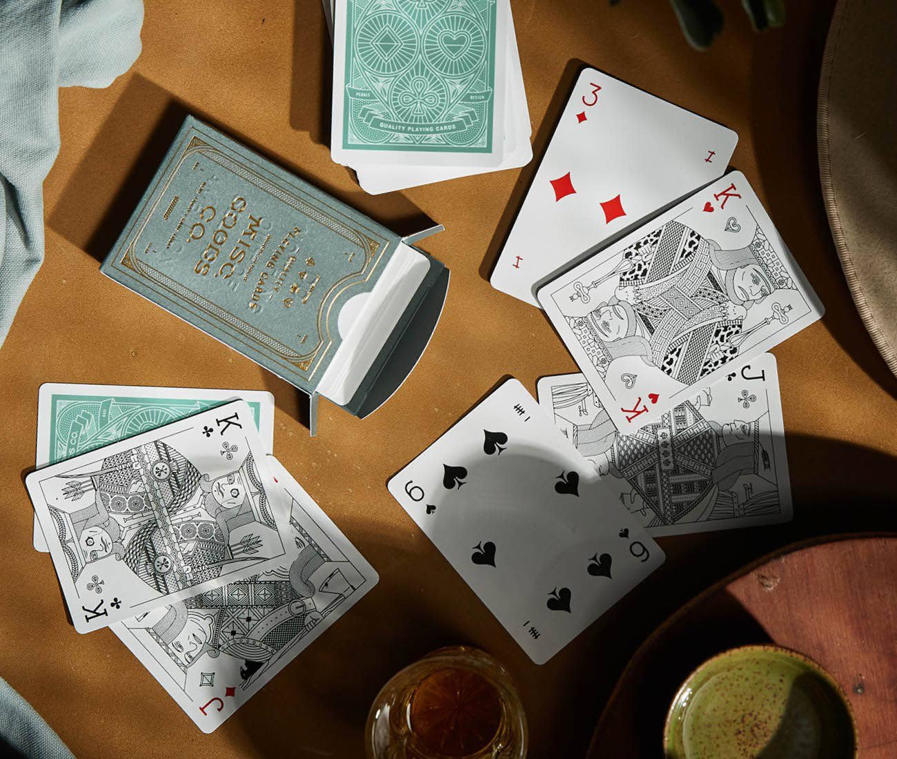 Misc. Goods Co. Premium Playing Cards - Green - GLADFELLOW