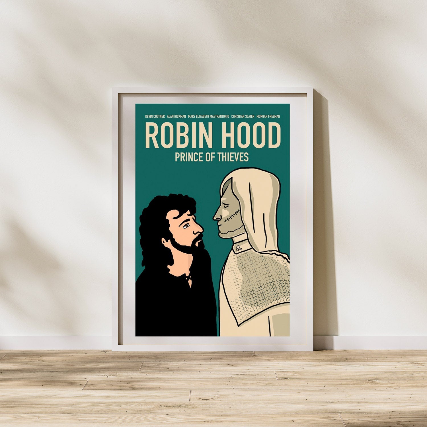 Robin Hood: Prince of Thieves (Sheriff Edition) - Retro Movie Poster - Gladfellow