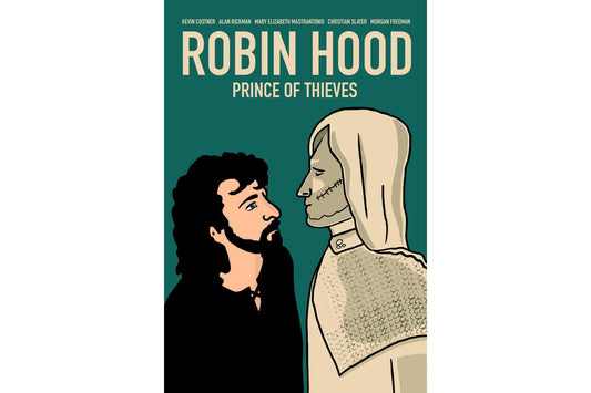 Robin Hood: Prince of Thieves (Sheriff Edition) - Retro Movie Poster - Gladfellow