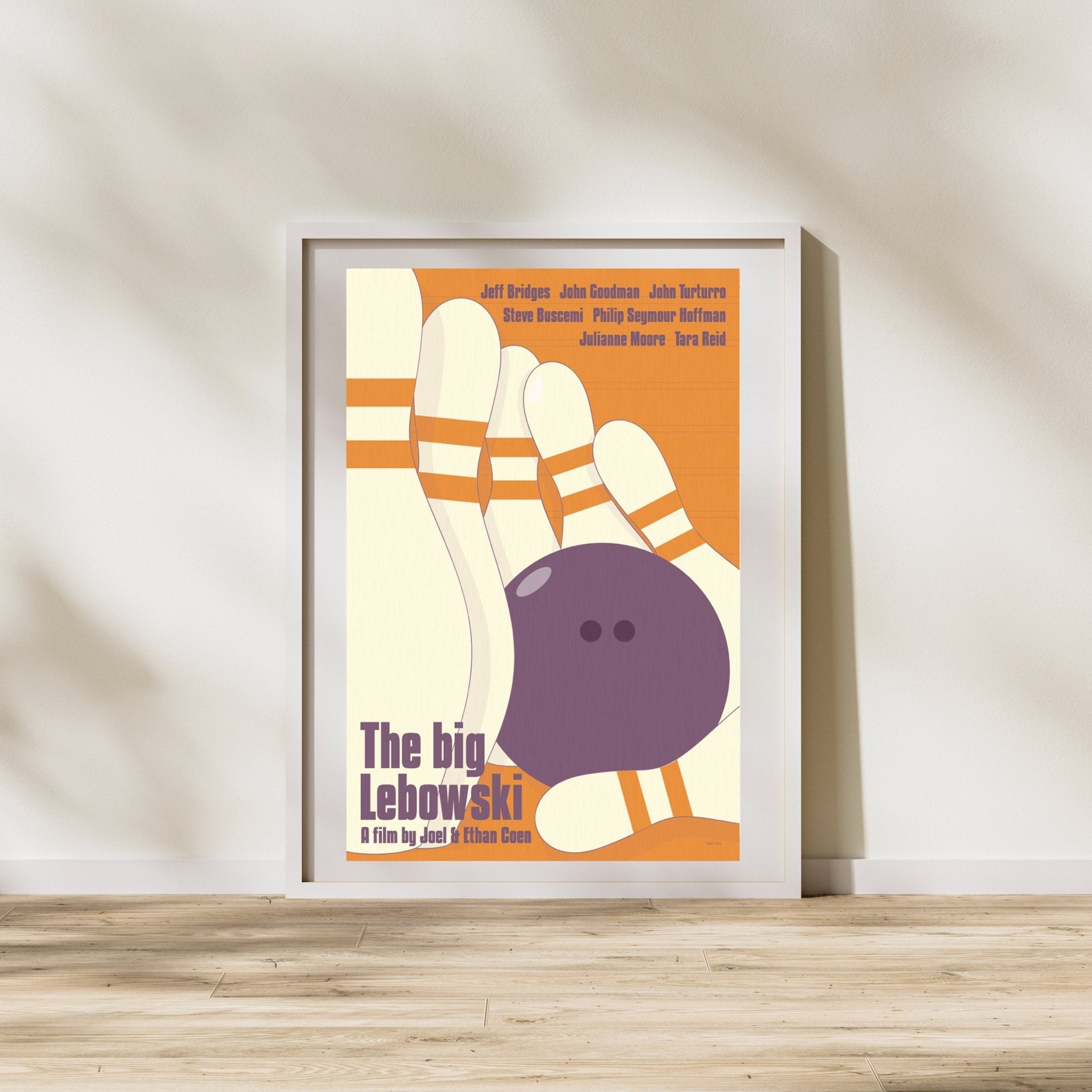 The Big Lebowski - Retro Movie Poster - Gladfellow