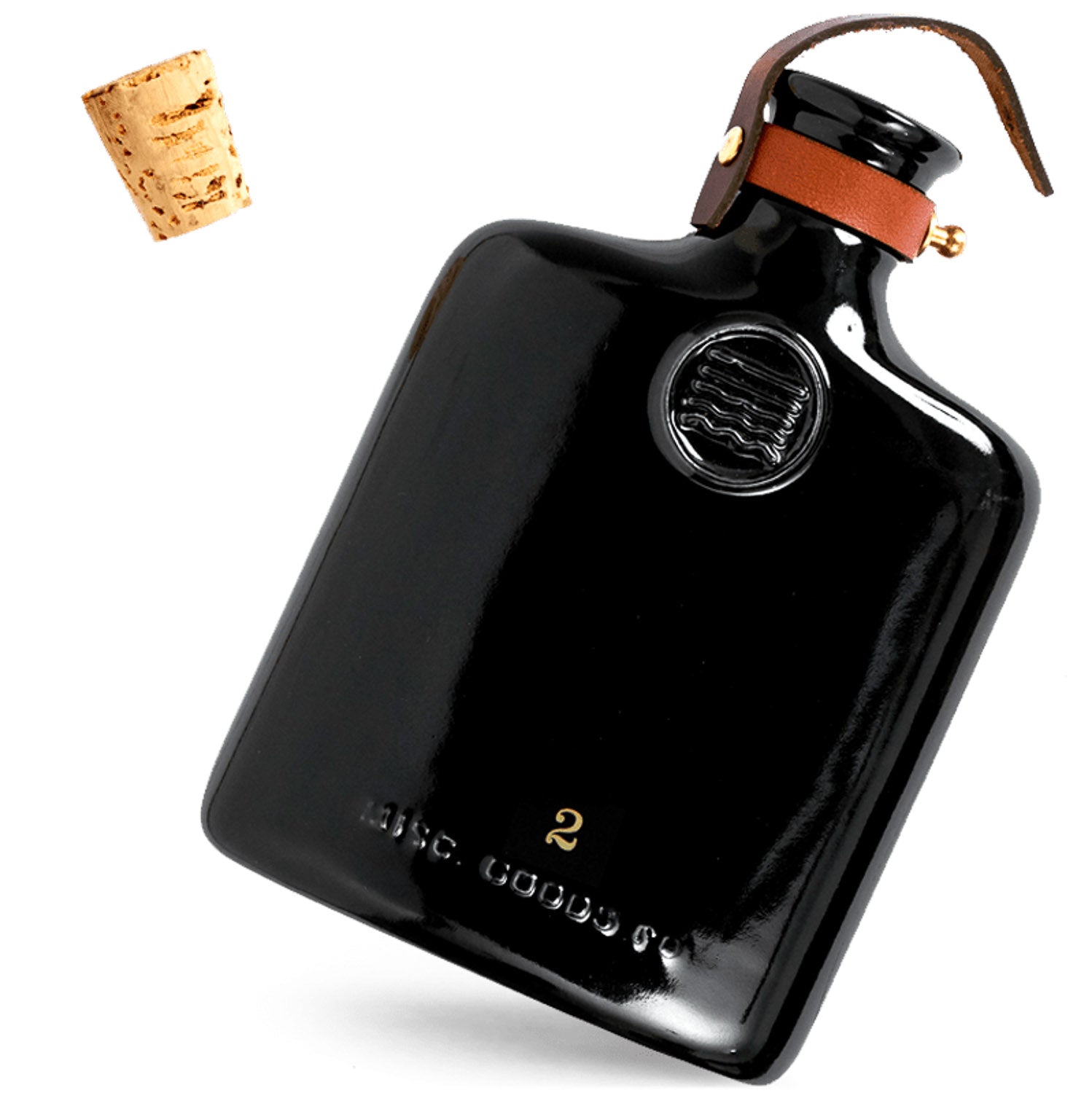 Misc. Goods Co. 11oz Ceramic Flask - Black - GLADFELLOW